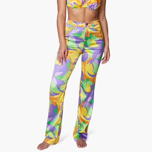 WeWoreWhat Ankle Flare Saved by The Bell Pant - Size 25 (Run big!!) - Picture 3 of 3